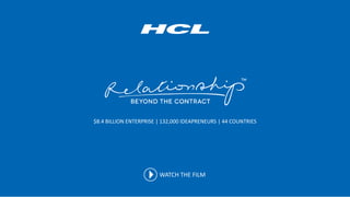 $8.4 BILLION ENTERPRISE | 132,000 IDEAPRENEURS | 44 COUNTRIES
WATCH THE FILM
 