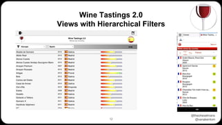 @theoheselmans
@vanakentom
Wine Tastings 2.0
Views with Hierarchical Filters
12
 