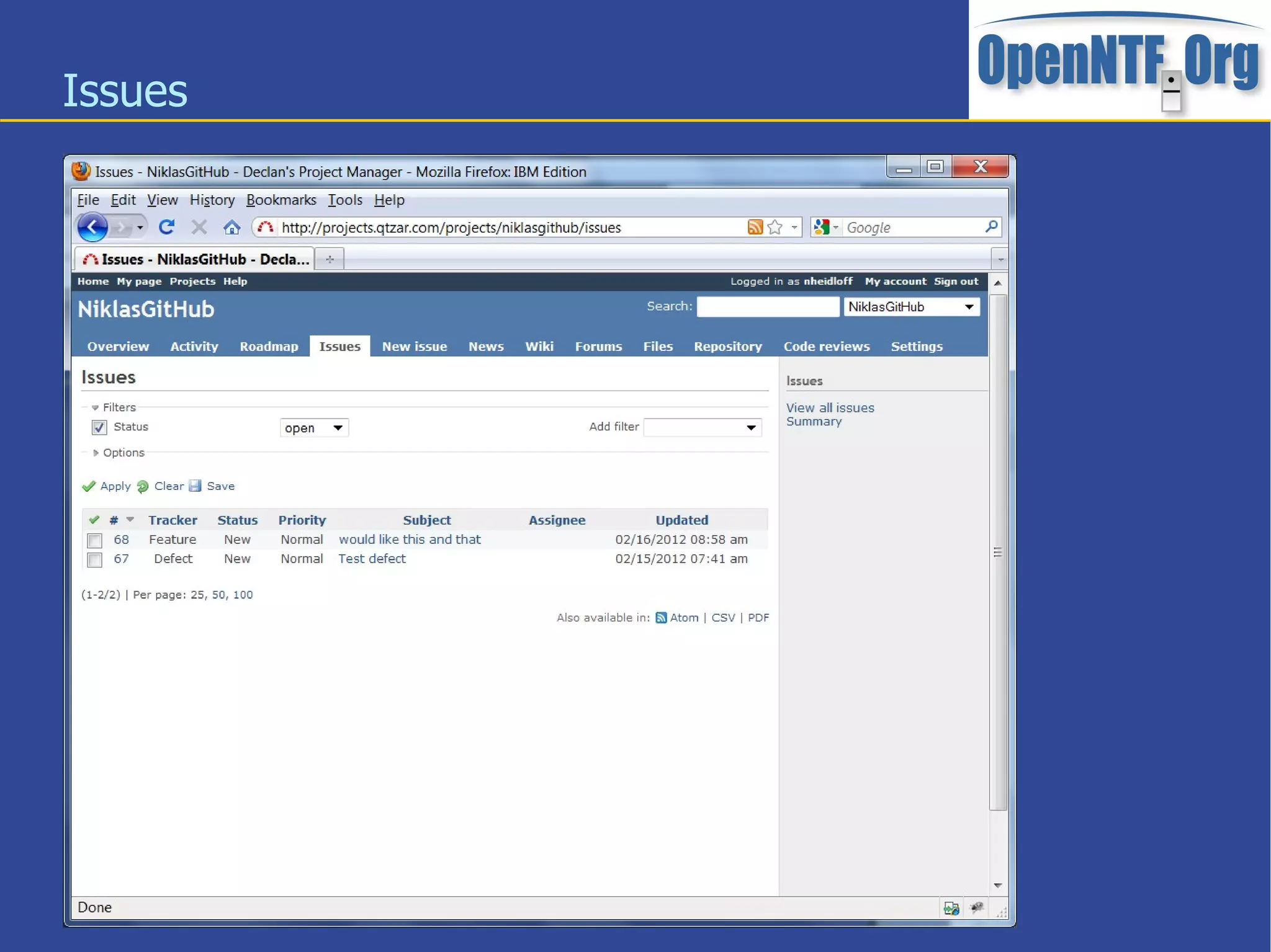 Change the Redmine default UI to something close to the black OneUI 
