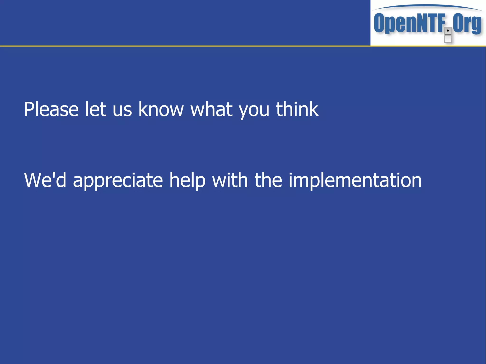 There will be two feeds: Consumers and contributors 