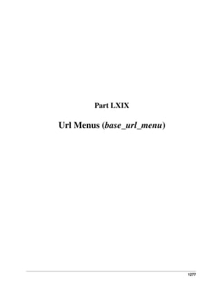 Part LXIX

Url Menus (base_url_menu)

1277

 