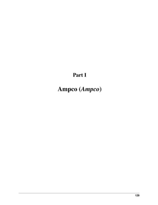 Part I

Ampco (Ampco)

129

 