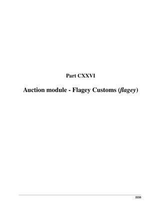Part CXXVI

Auction module - Flagey Customs (ﬂagey)

2235

 