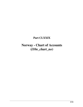 Part CLXXIX

Norway - Chart of Accounts
(l10n_chart_no)

3119

 