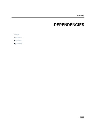 CHAPTER

DEPENDENCIES
• base
• product
• account
• process

3605

 