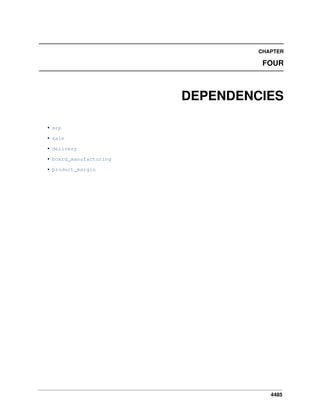 CHAPTER

FOUR

DEPENDENCIES
• mrp
• sale
• delivery
• board_manufacturing
• product_margin

4485

 