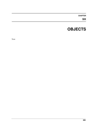 CHAPTER

SIX

OBJECTS
None

485

 