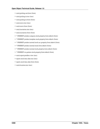 Openobject technical guide