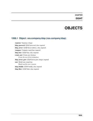 Openobject technical guide