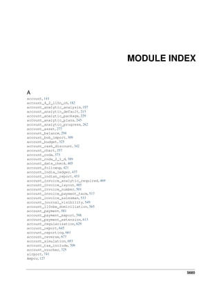 Openobject technical guide