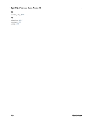 Openobject technical guide