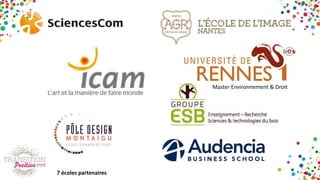 7 écoles partenaires
Master Environnement & Droit
 