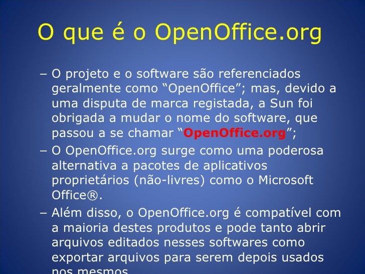 Open office o que é