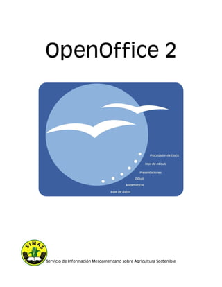 OpenOffice 2
Servicio de Información Mesoamericano sobre Agricultura Sostenible
 
