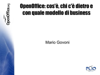 OpenOffice: cos'è, chi c'è dietro e con quale modello di business ,[object Object]