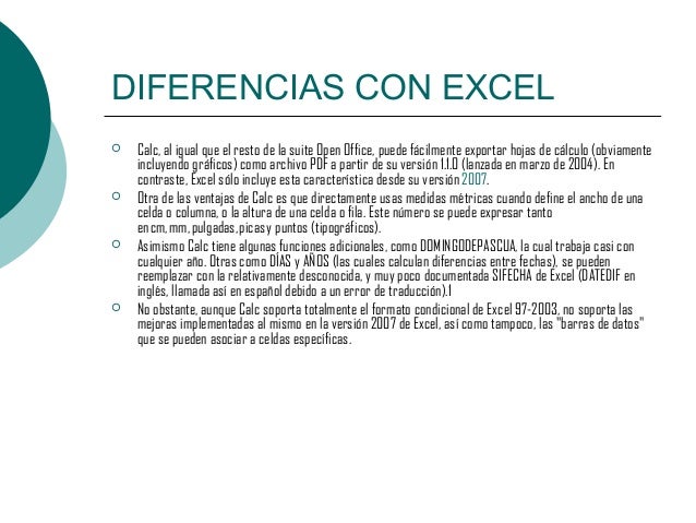 Diferencias Entre Office Y Open Office