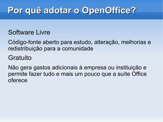 Versão brasileira: BrOffice.org 
