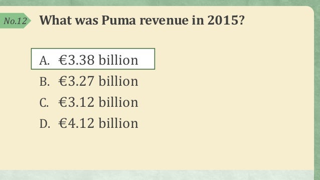 puma revenue