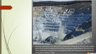 Open Pit Mining and Quarry | PPTX