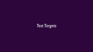 TestTargets
 