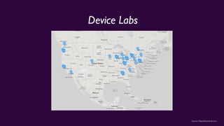 Source: OpenDeviceLab.com
Device Labs
 