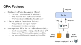 Open Policy Agent | PDF