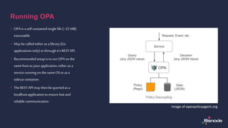 Securing APIs with Open Policy Agent | PPTX