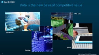 © 2016 OpenPOWER Foundation2
Data is the new basis of competitive value
Retail
Banking
Oil & Gas
Healthcare
 