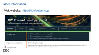 More Information
4
Visit website: http://bit.ly/powericpp
 