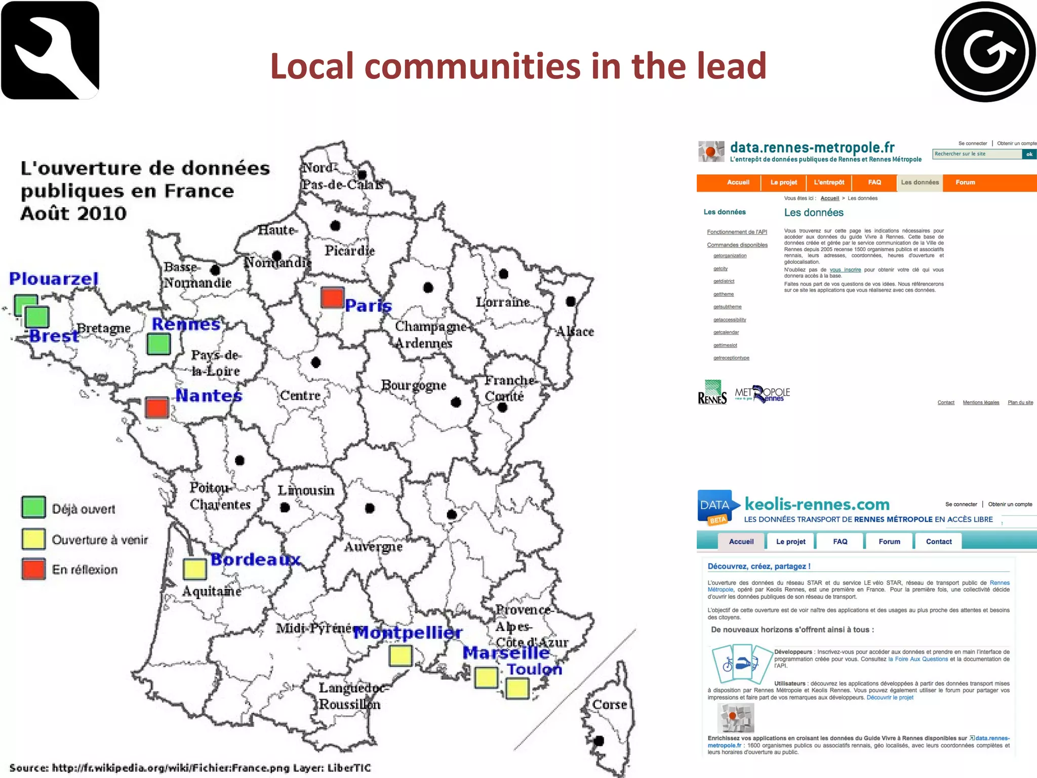 Local communities in the lead 