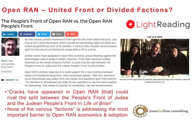 Open Ran Revolution Pptx Logistics Business