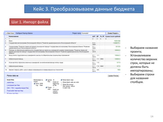 14
Кластеризация данных (находим дубликаты)
Фасеты и кластеризация (ngram-fingerprint) 2676 -> 2432 варианта
 