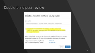 Double-blind peer review
35
 