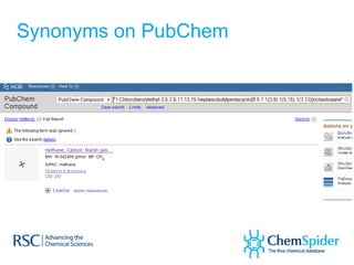 Synonyms on PubChem 