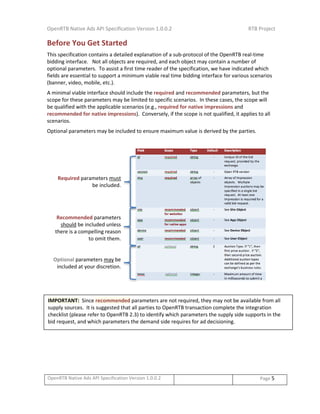 Open rtb native ads specification - IAB | PDF