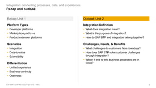 SAP Business Technology Platform in a Nutshell | PDF