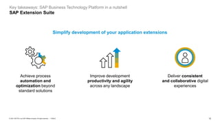 SAP Business Technology Platform in a Nutshell | PDF
