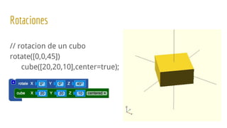 Introduccion a Openscad y Blockscad | PDF