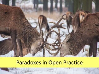 Paradoxes in Open Practice
 
