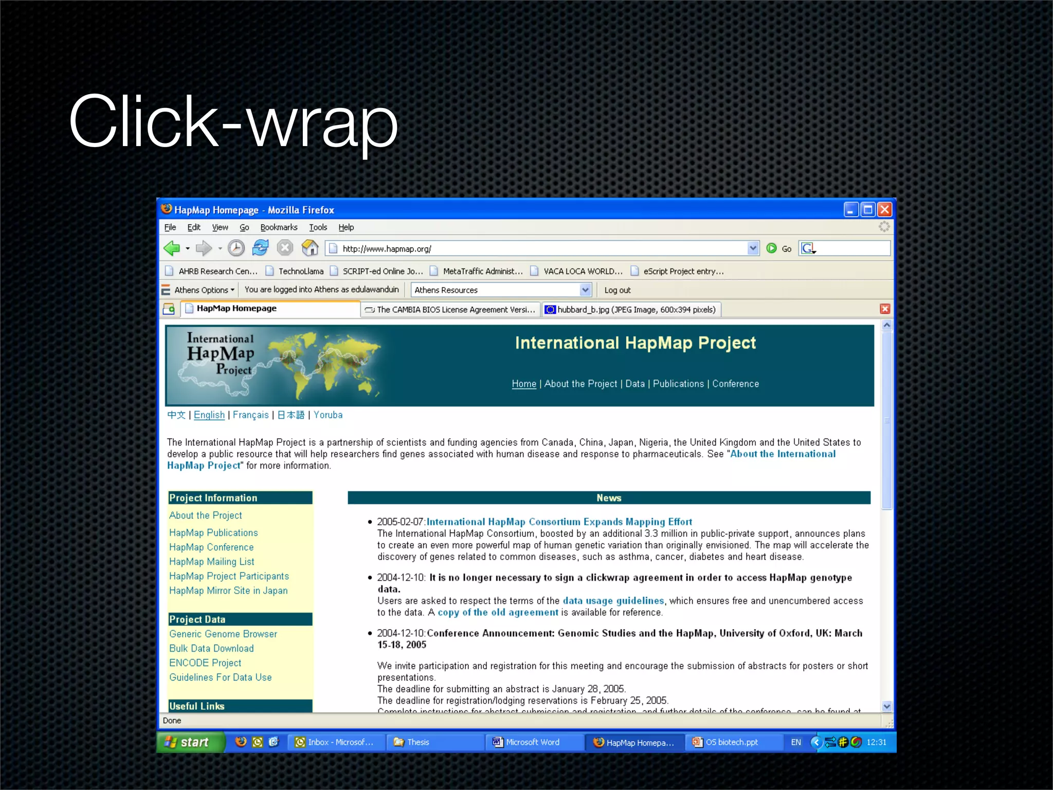 Click-wrap
 