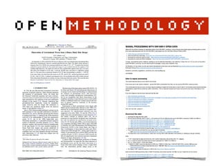 OPENMETHODOLOGY
 