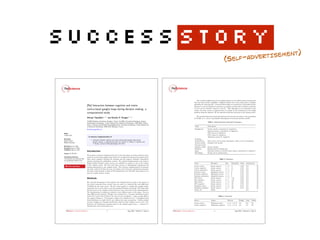 successstory
(SELF-ADVERTISEMENT)
ReScience
| | |
ReScience
τ
1 × 4
4 × 1
4 × 4
1 × 4
4 × 1
4 × 4
1 × 4
4 × 1
1 × 4
4 × 1
1 × 4
4 × 1
Vi 4
(1, i) → (1, i)
(i, 1) → (i, 1)
| | |
 