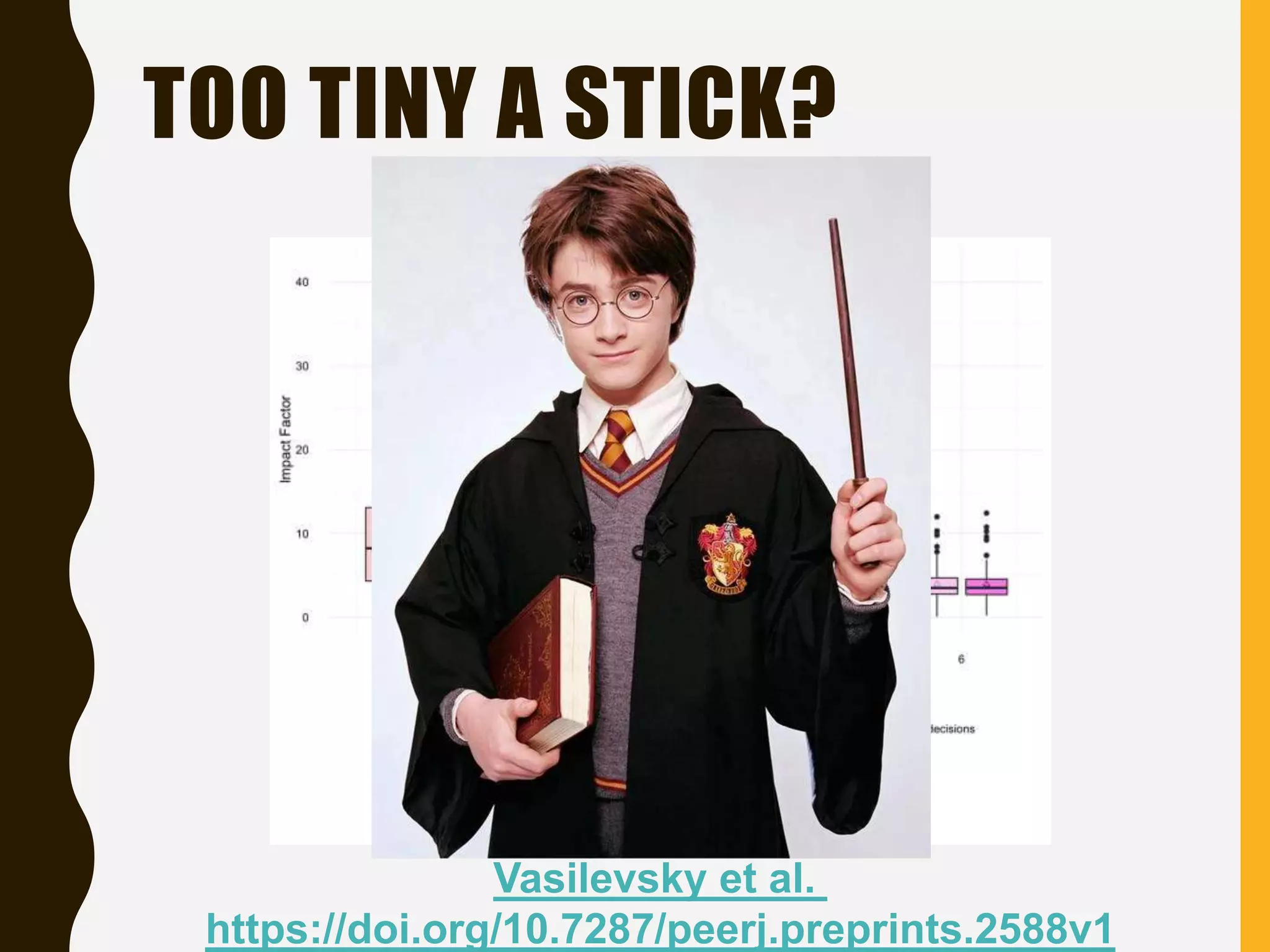 TOO TINY A STICK?
Vasilevsky et al.
https://doi.org/10.7287/peerj.preprints.2588v1
 