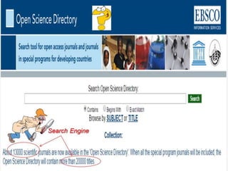 Open science directory