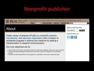 Nonprofit publisher
 