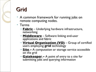 Open Science Grid For Virtual Cell | PPT