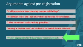 Preregistration & Registered Reports: Interactive Open Science workshop ...