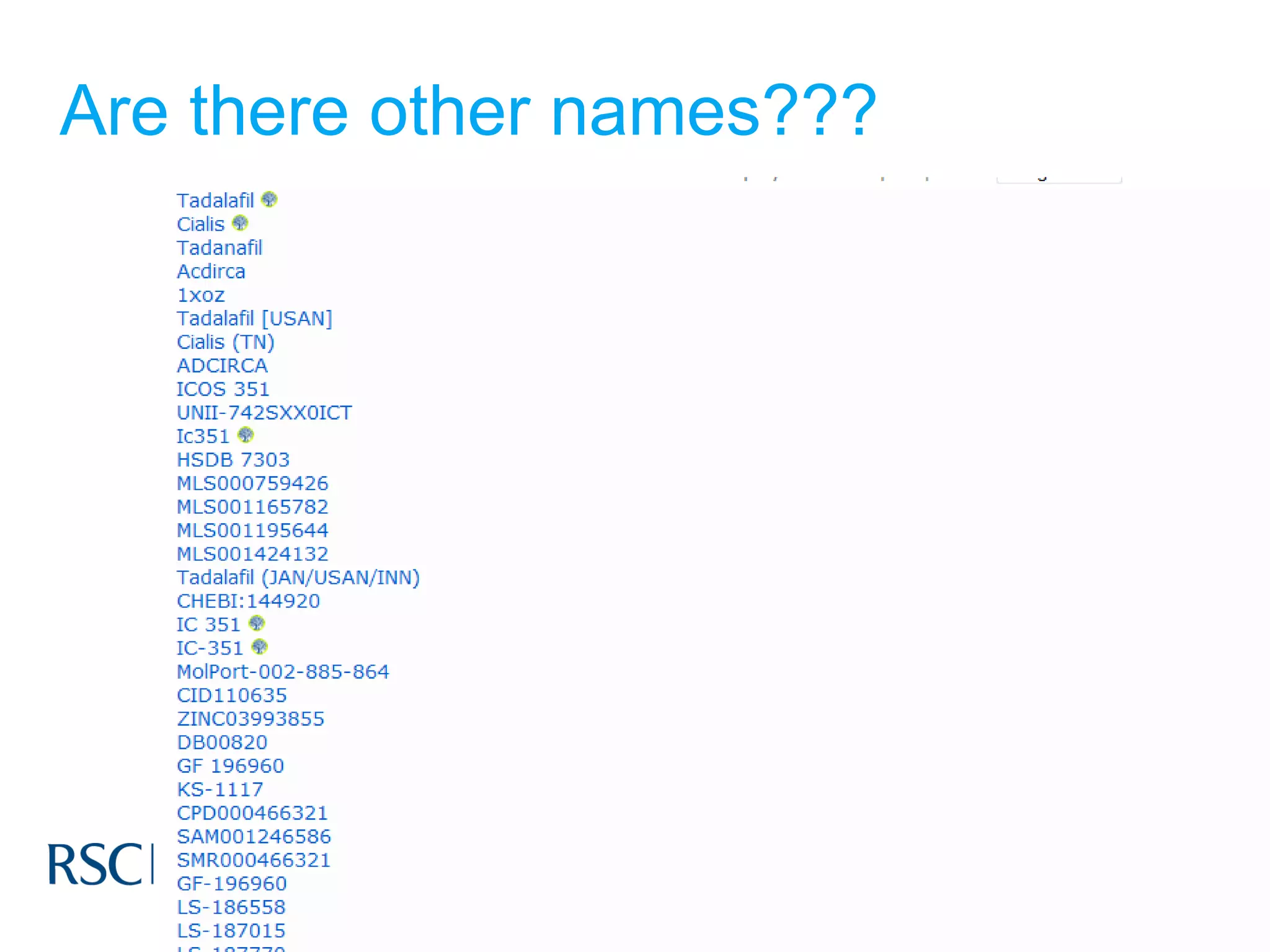 Are there other names??? 