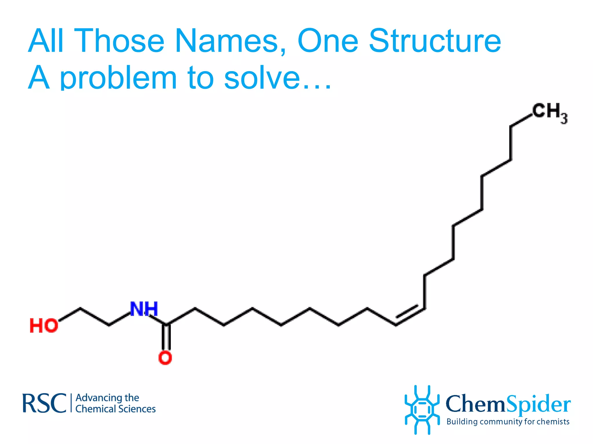 All Those Names, One Structure A problem to solve… 