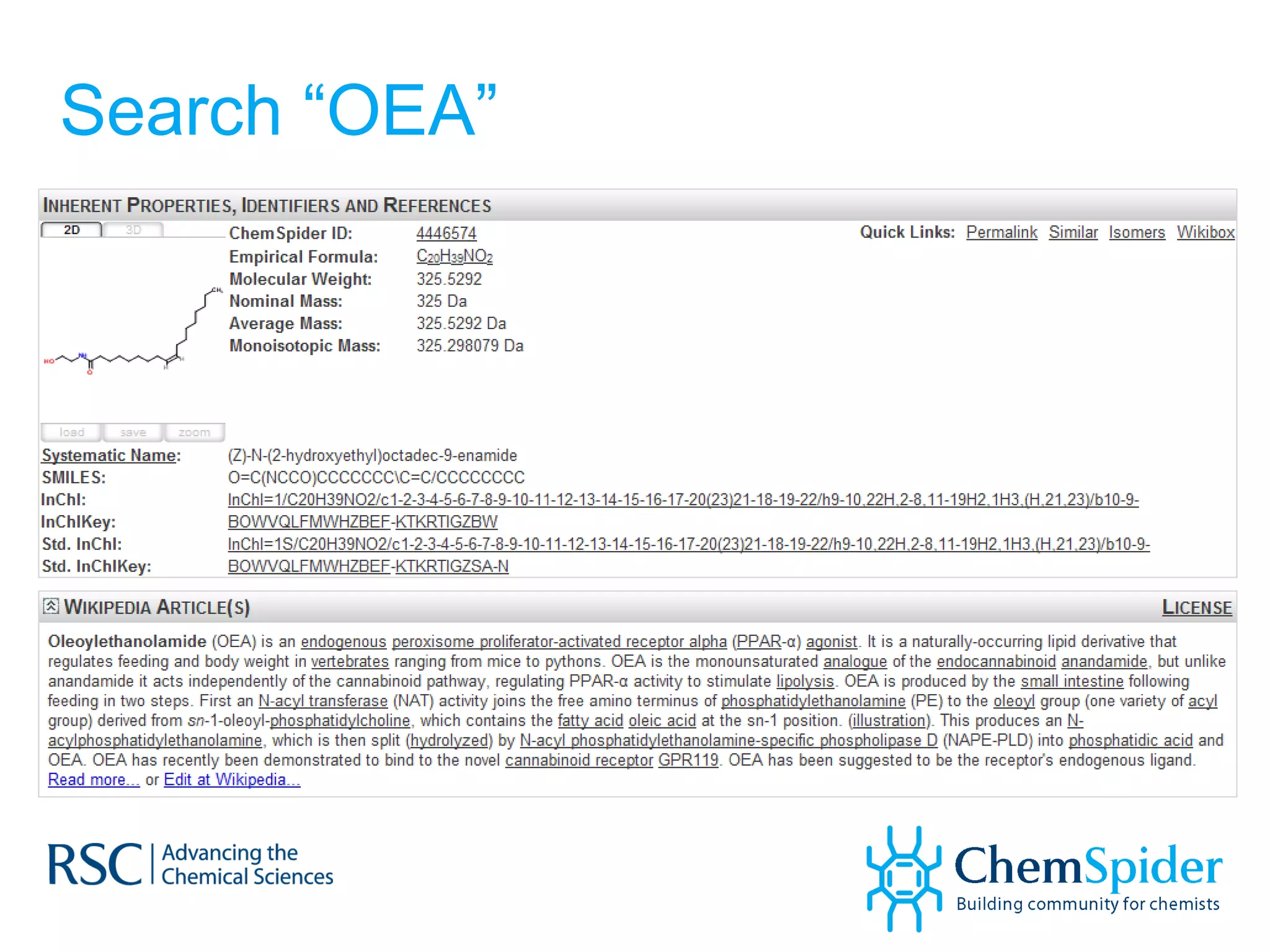 Search “OEA” 